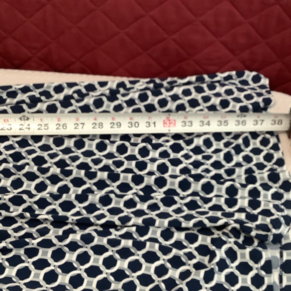 Michael Kors Navy and White Patterned Dress - Picture 6 of 7